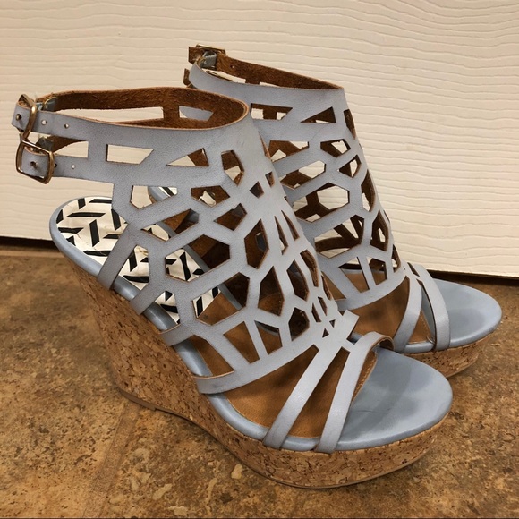 Qupid cork bottom wedges - Picture 6 of 7